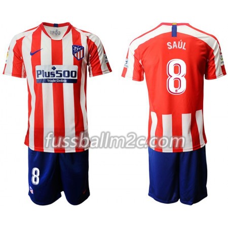 Fußballtrikots Atlético Madrid SAUL 8 Kinder Heim Trikotsatz 2019-2020 Fußballtrikots Atlético Madrid SAUL 8 Kinder Heim Trikotsatz 2019-2020